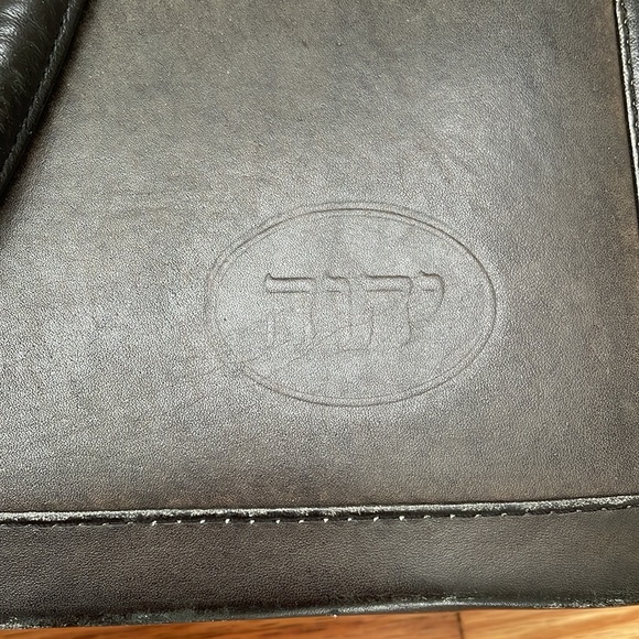 Ministry Black Leather Bag with Tetragrammaton  - Picture 3 of 6